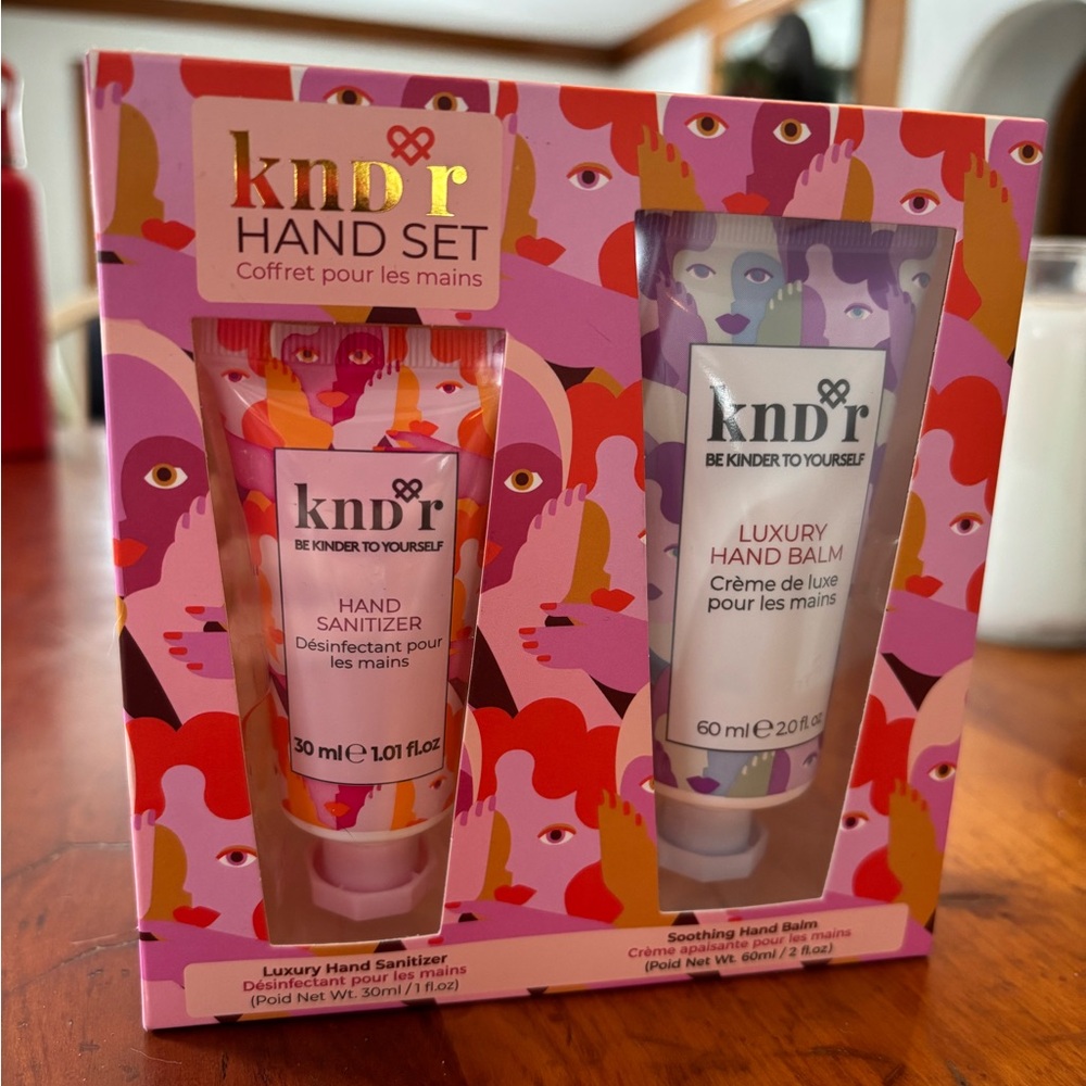 Kindr hand set hand sanitizer and luxury hand balm